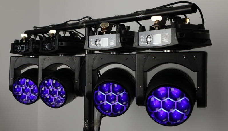 Betopper 7*40W 4-in-1 RGBW Wash&Zoom Moving Head Lights