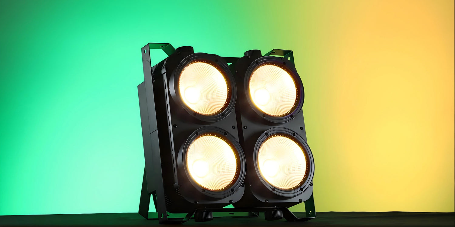Betopper LC500 COB Blinder Light – 4×100W High CRI, Professional Stage Lighting