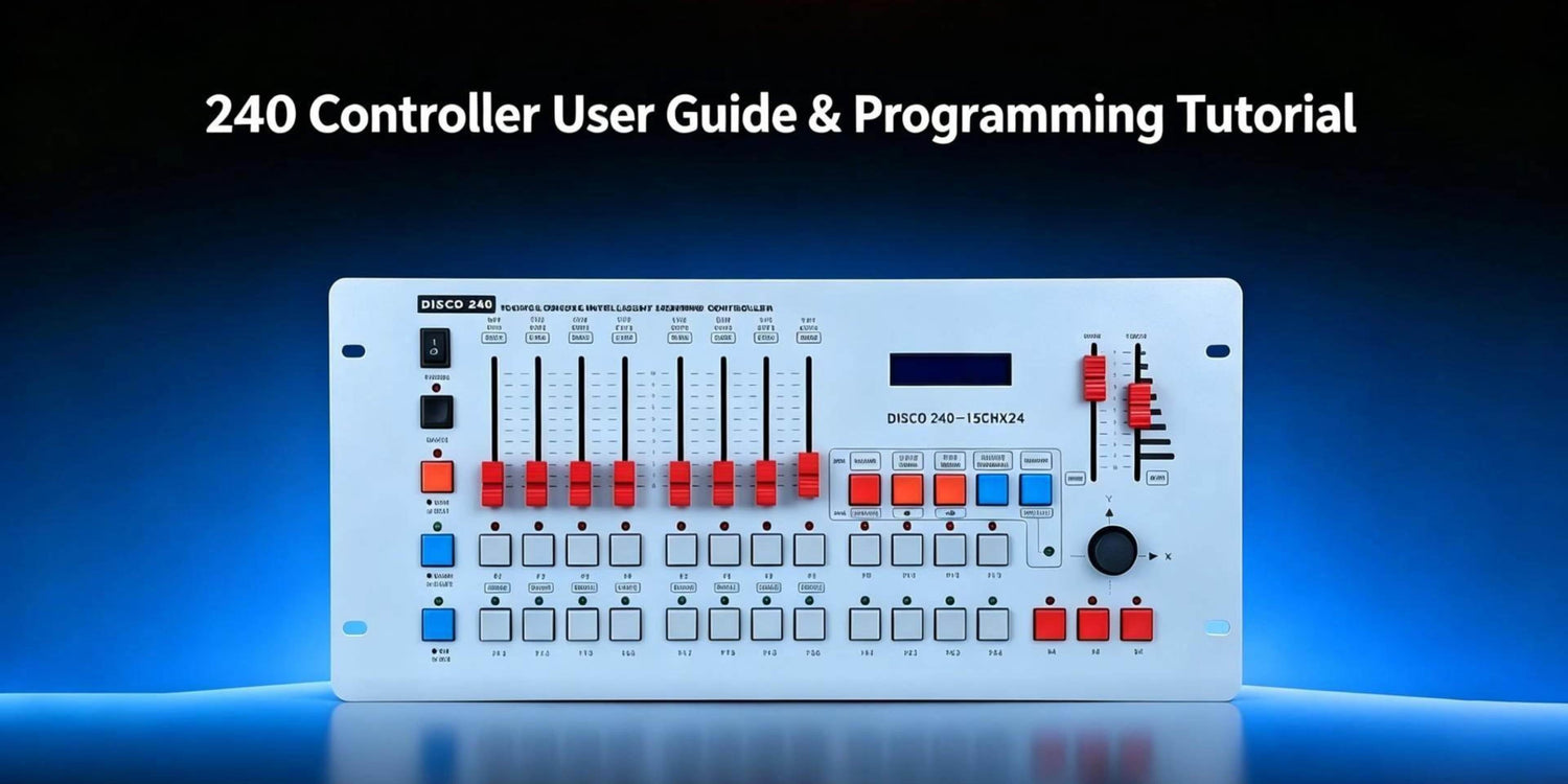 How to Use a DMX Console 240 with Stage Lights: Betopper Setup Guide