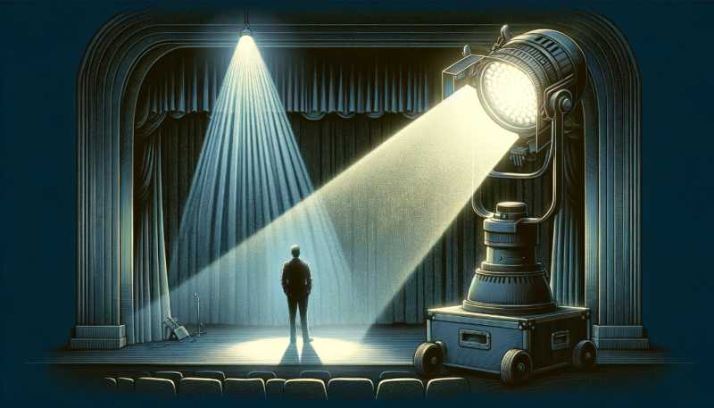 The PAR lights of Betopper, which play a crucial role in stage lighting, cast a beam of light onto the performers.