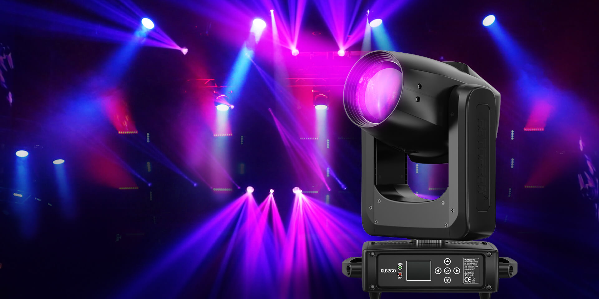 Betopper CLB260-O: High-Powered 9R Beam Moving Head for Professional Stages
