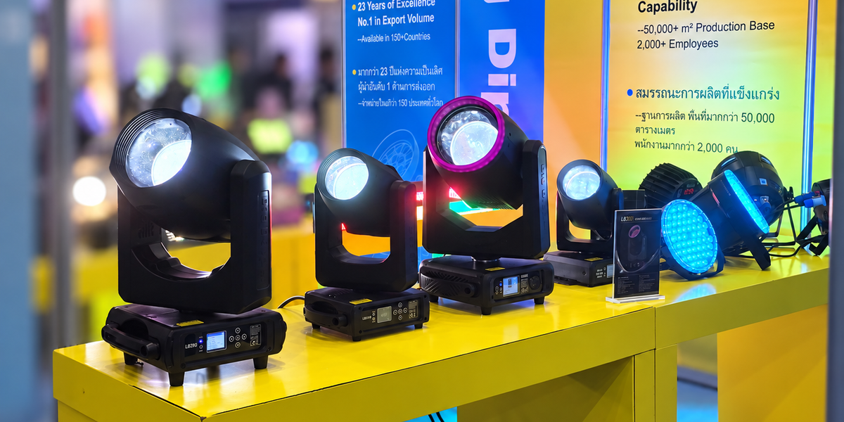 Betopper Showcases Professional Stage Lighting at Prolight + Sound Bangkok 2026
