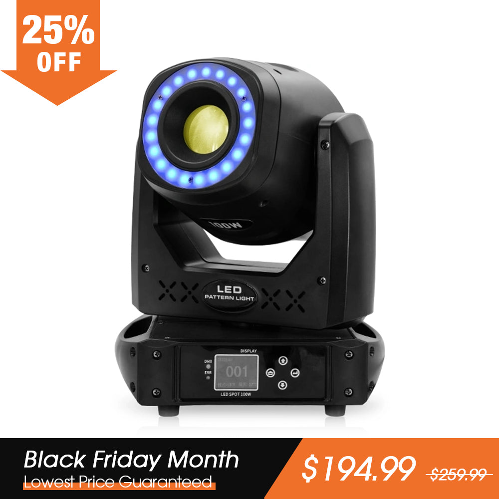 Betopper LS105 100W Moving Head Gobo Spotlight