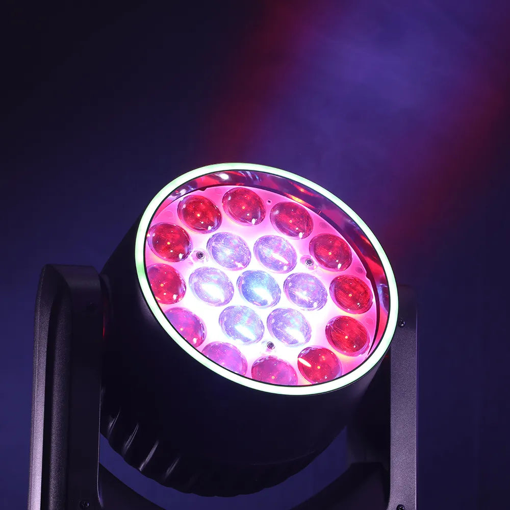 <tc>Betopper</tc> LM1915R 19x15w Wash Moving Head mit Halo-Ring