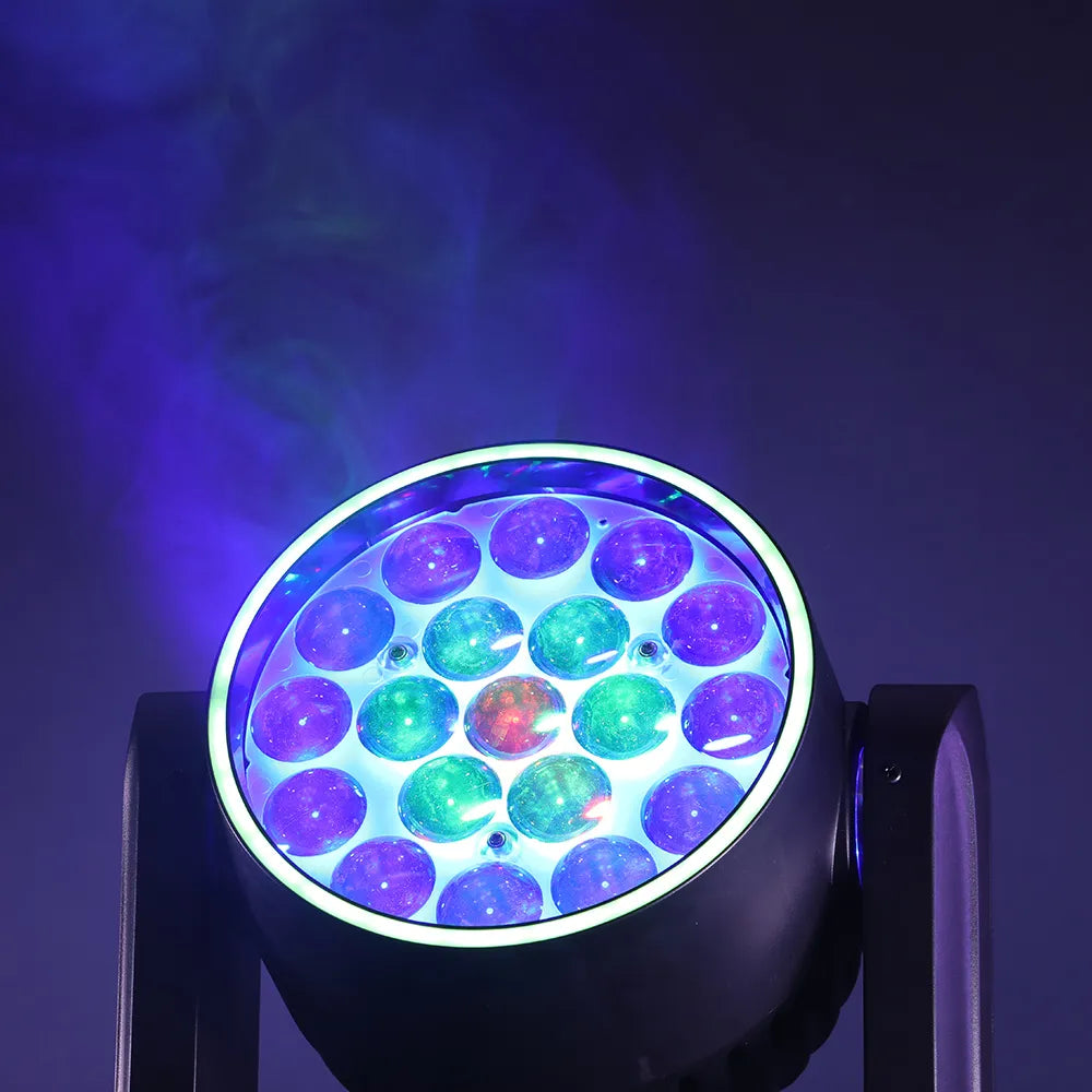 <tc>Betopper</tc> LM1915R 19x15w Wash Moving Head mit Halo-Ring