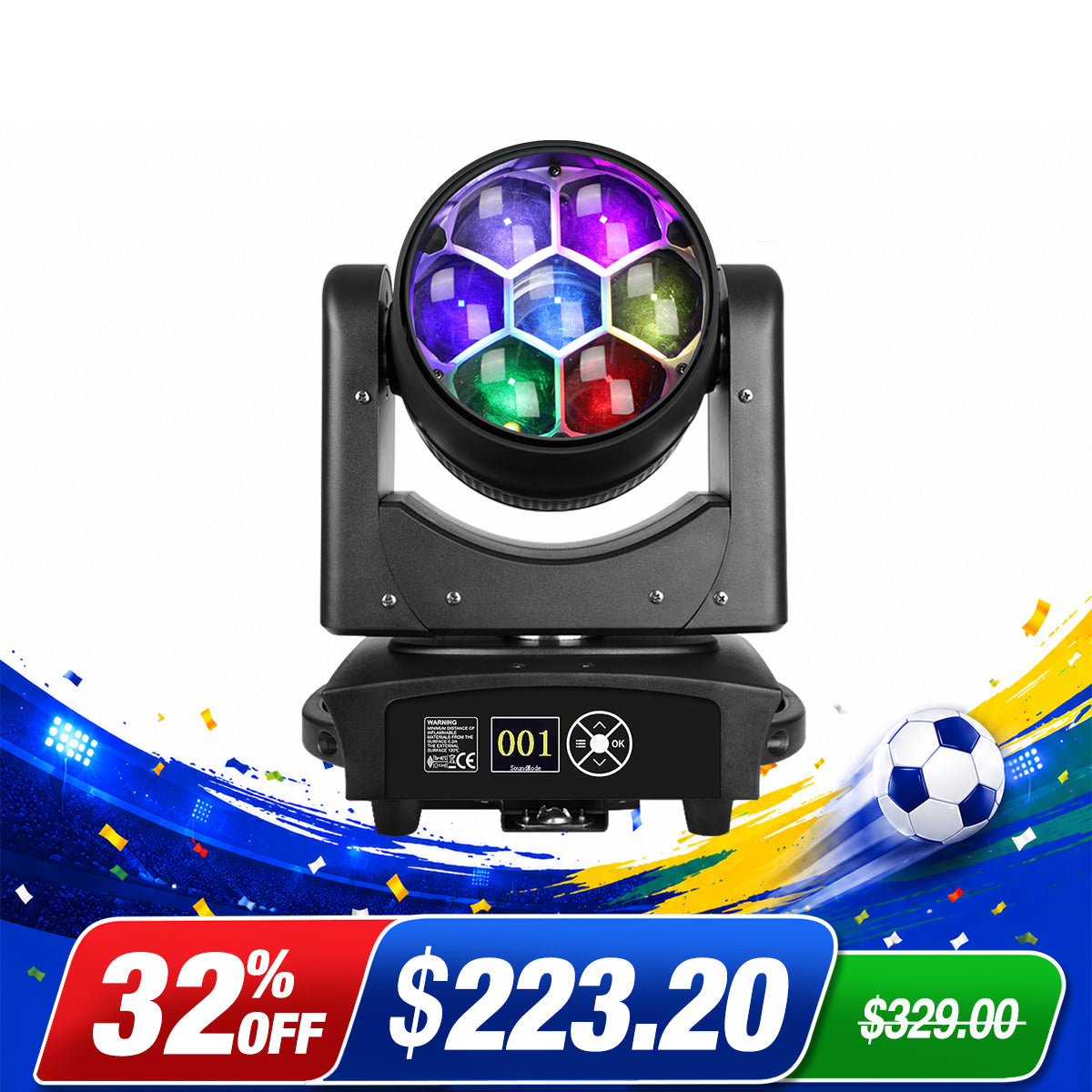 Betopper LM0740 7x40w Wash Moving Head Stage Light