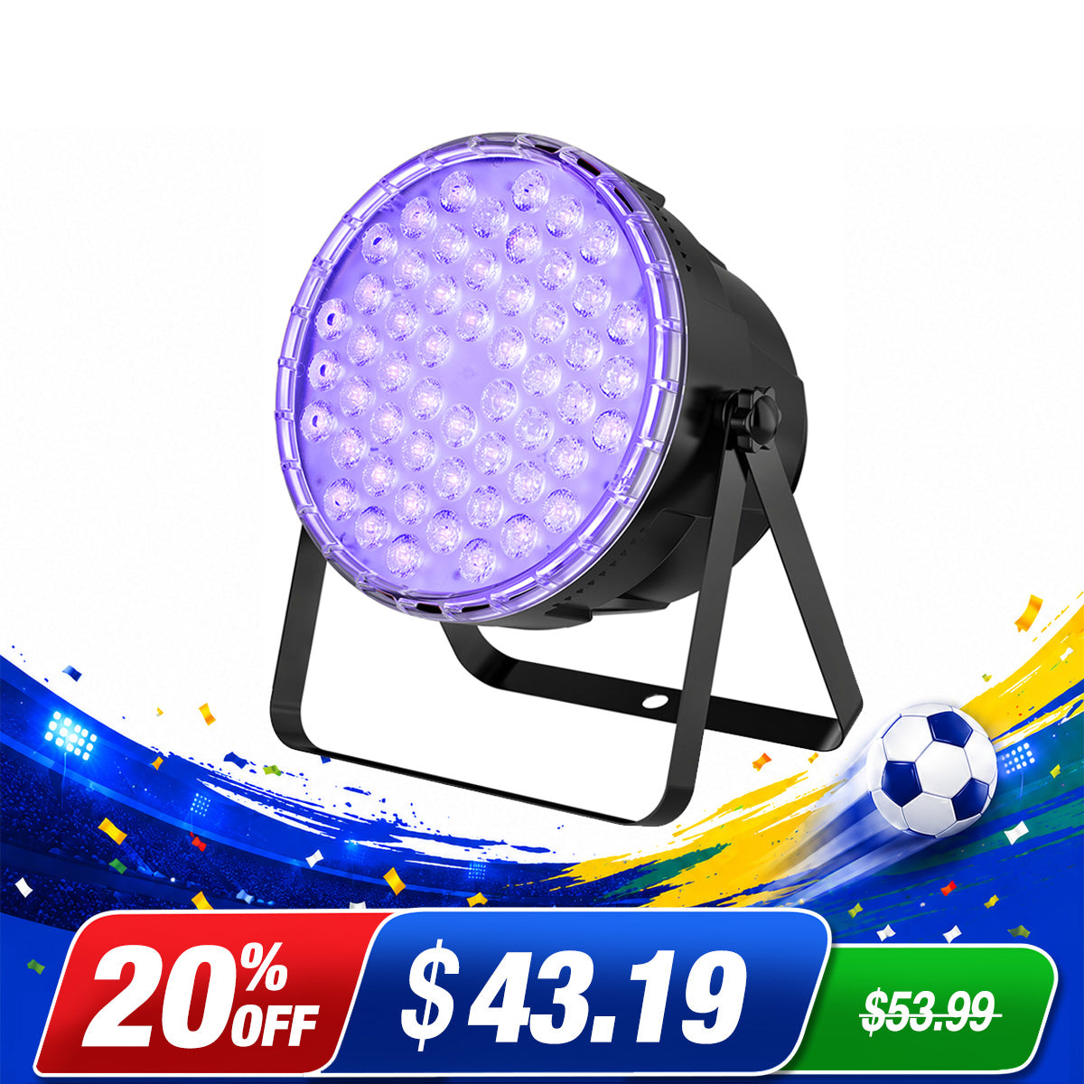 Betopper LPC017 54x3W RGB 3-in-1 Stage LED PAR Light