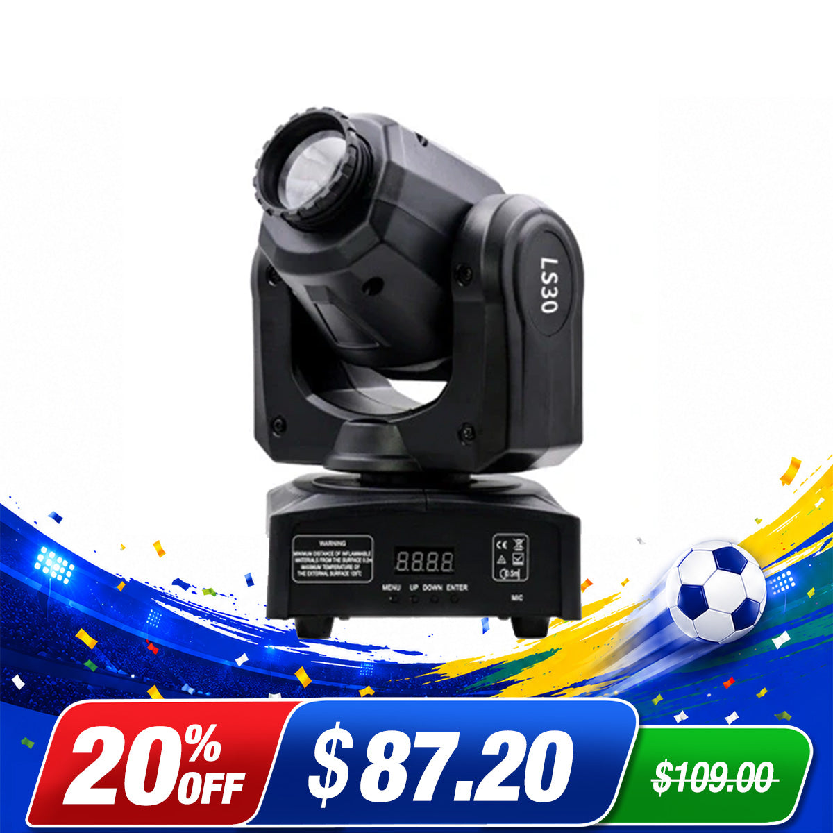 Betopper LS30 30w LED Mini Moving Head Stage Light