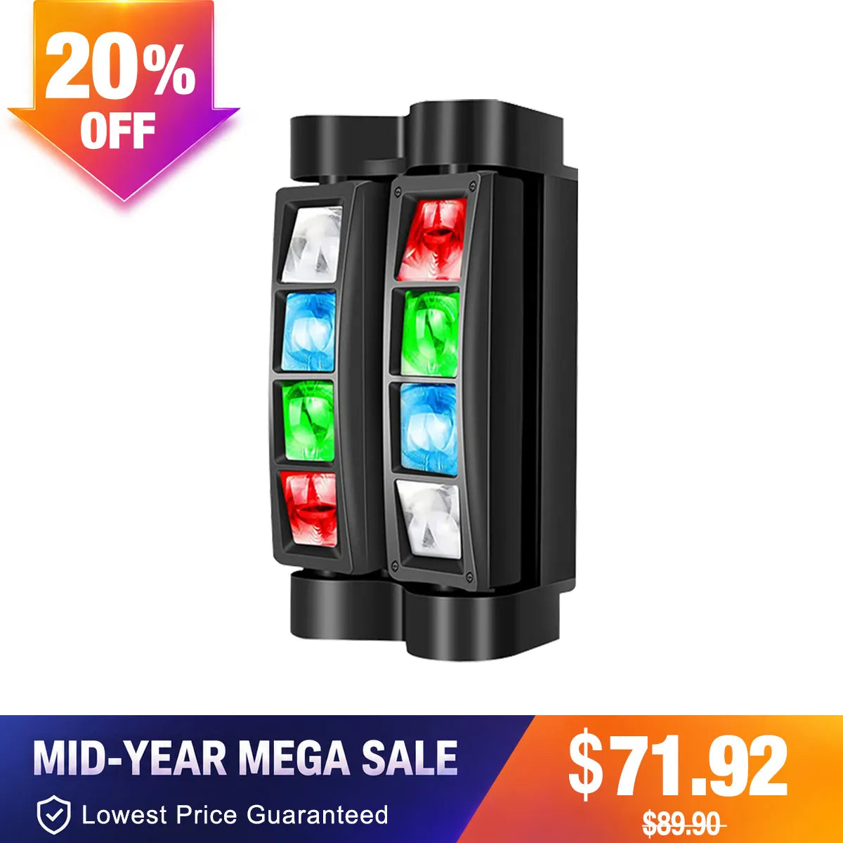 LM30A ムービングヘッドライト 8×3W LED Betopper LM30A 8x3W Mini Spider Moving Head Stage Light