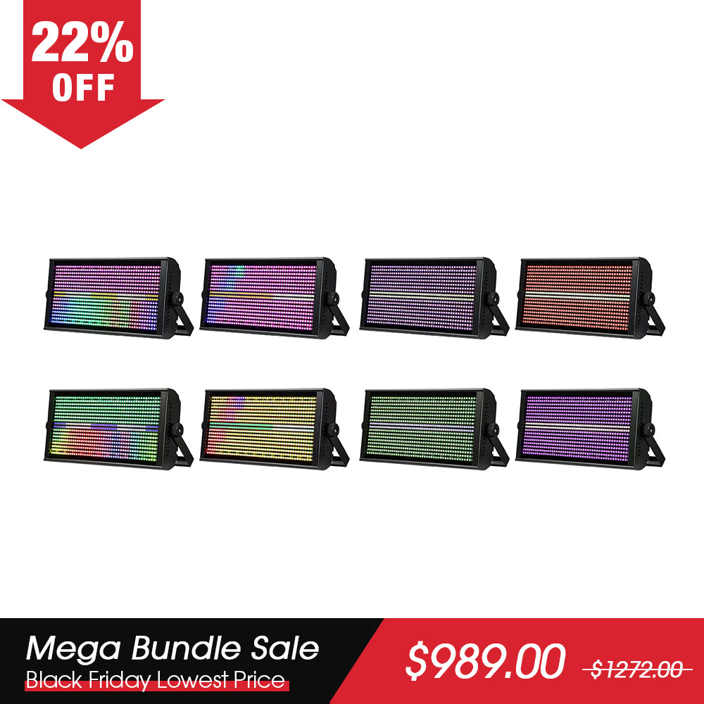 Betopper LF4808 260w Matrix Strobe Effect Lights (8pcs)