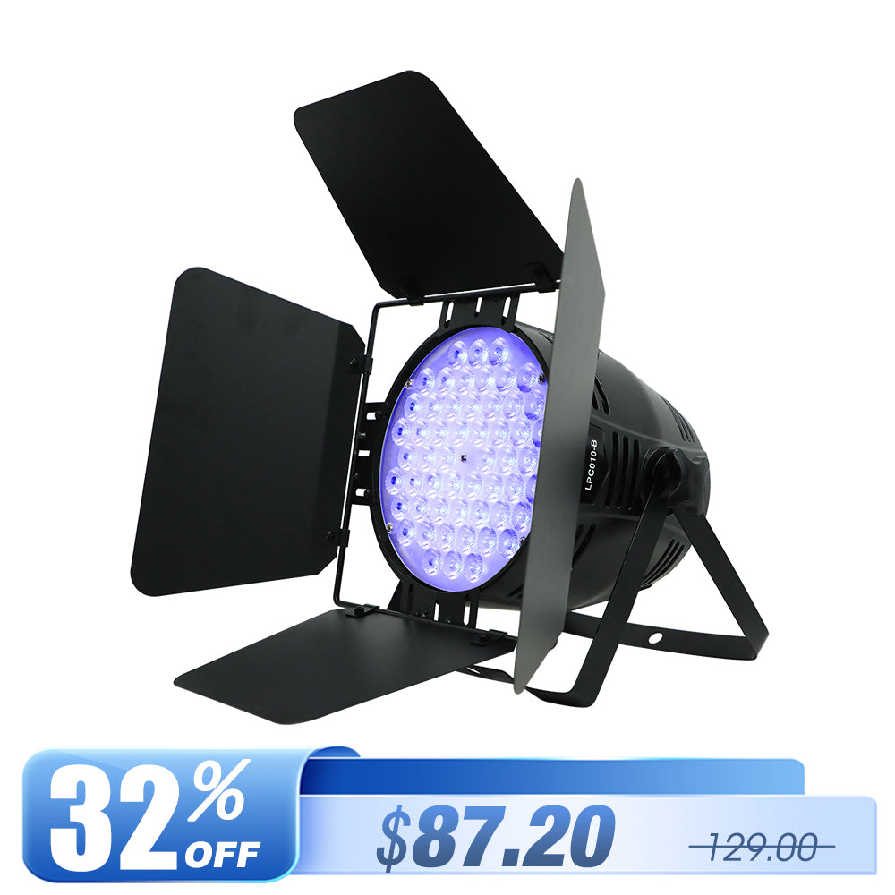 Betopper LPC010-B 54x4w 5562lm PAR Light with Barndoor