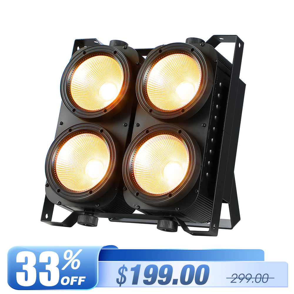 Betopper LC500 4x100w Amber/CW High CRI COB Blinder Light