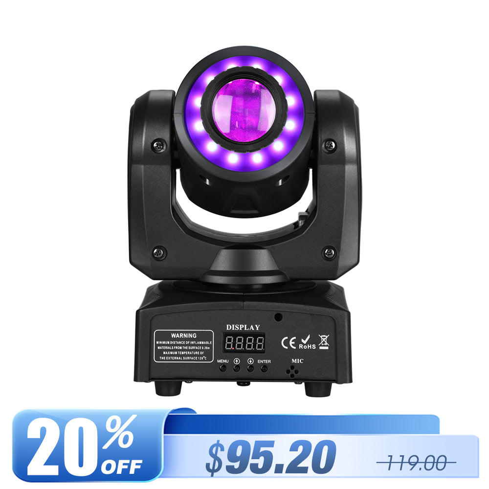 Betopper LS35 30w Moving Head Spotlight with Ring Effect