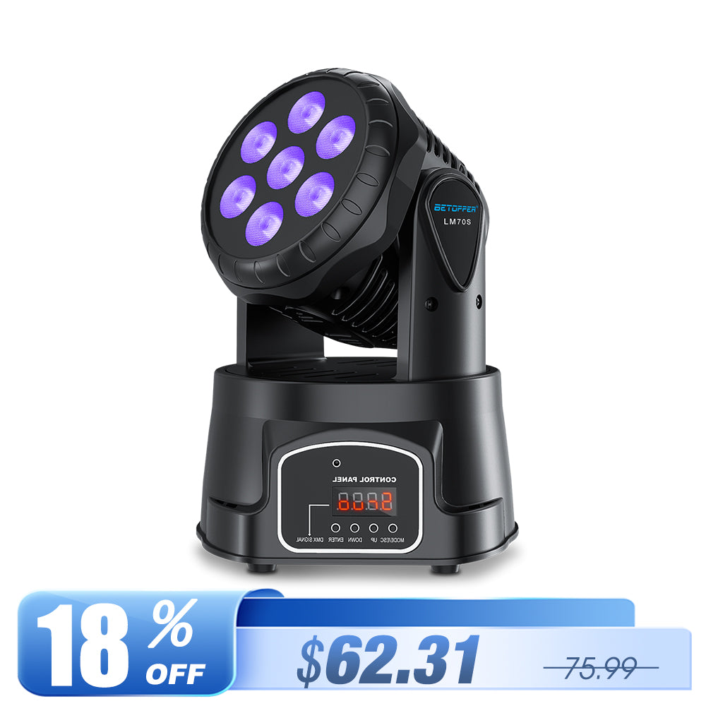 Betopper LM70S 7x8w Mini Moving Head Stage Light