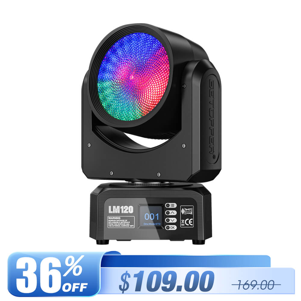 Betopper LM120 Demon's Eye 120w Moving Head DJ Light