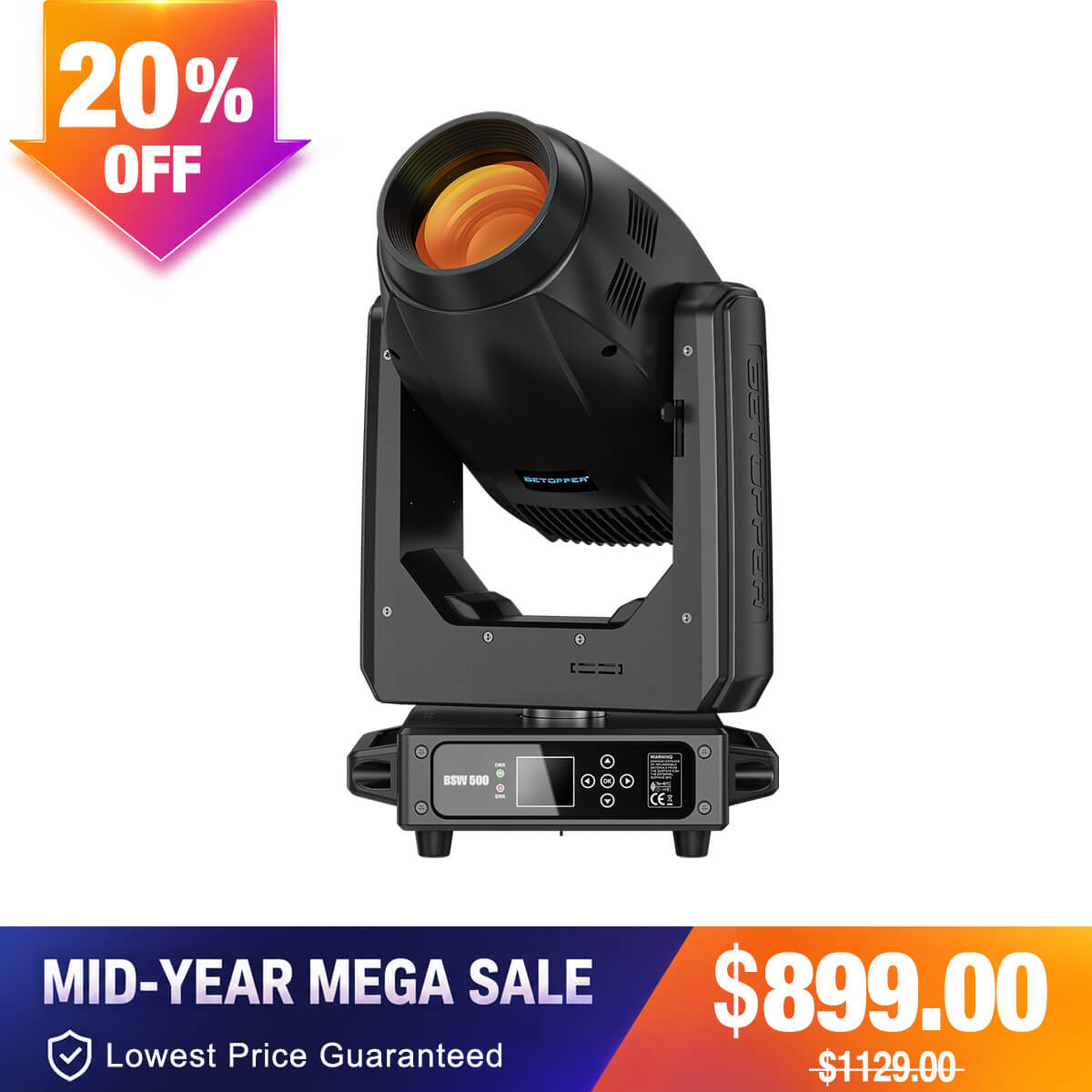 Betopper BSW500 500w Spot Beam Wash Hybrid Moving Head Light