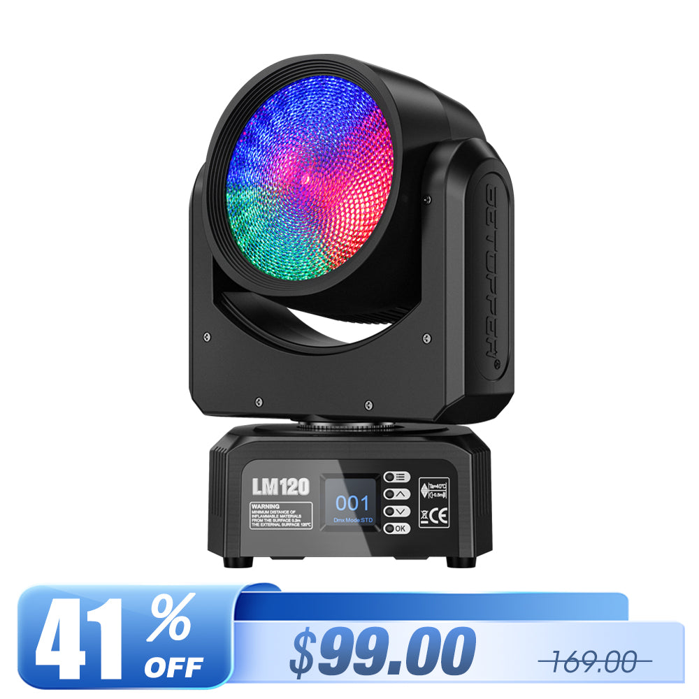 BOTOPPER LM120 Demon's Eye 120W Moving Head DJ Light