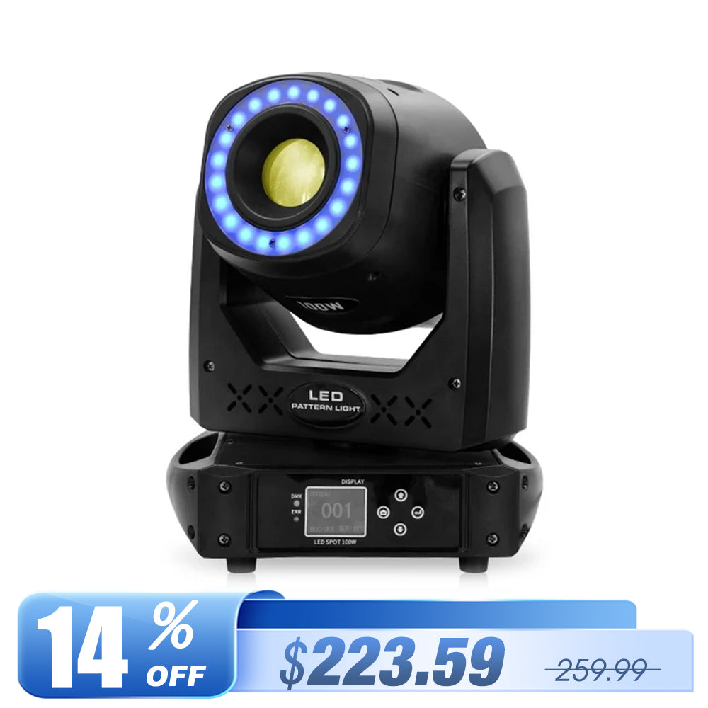 <tc>Betopper</tc> LS105 100W Spotlight Gobo a testa mobile