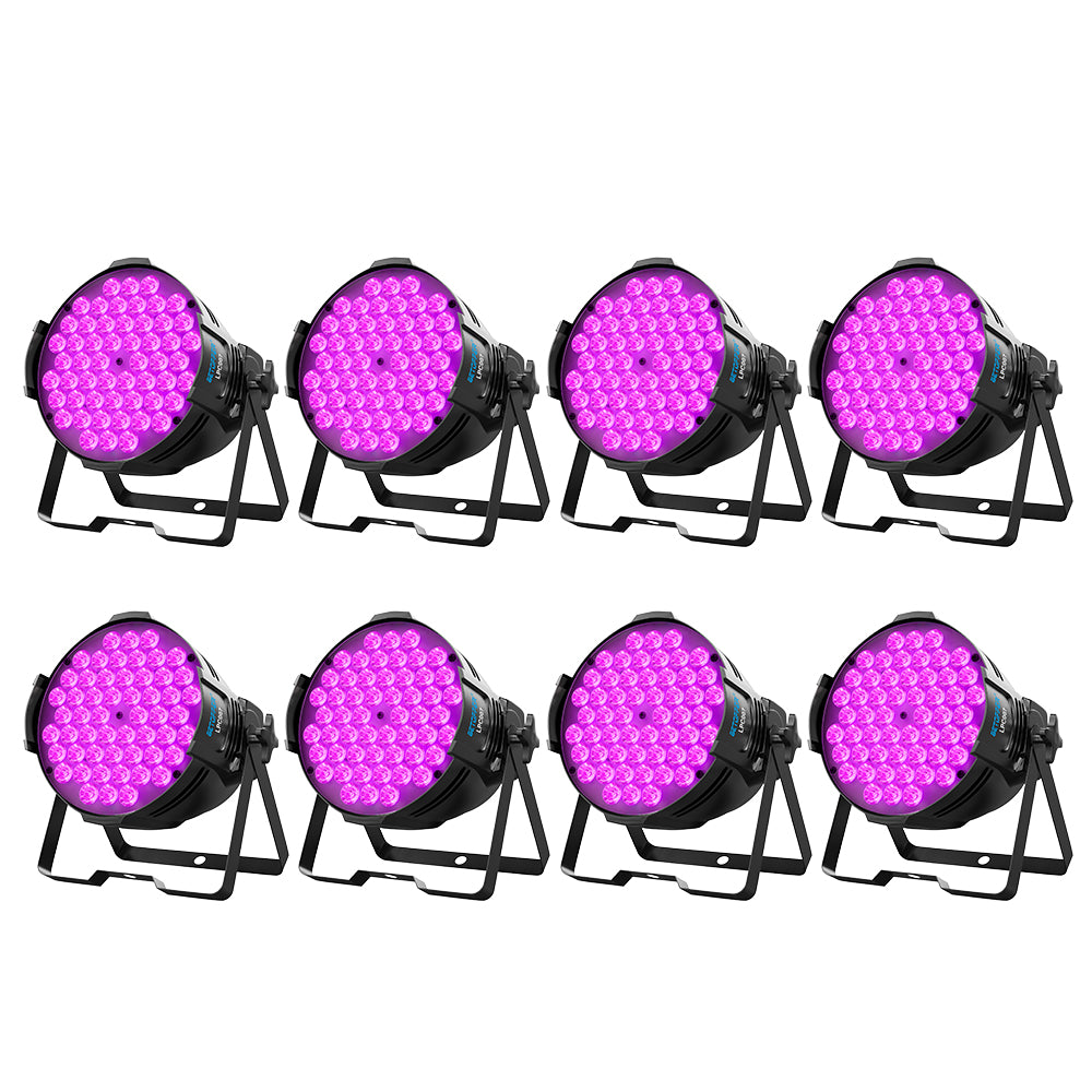 Betopper LPC007 54x3W RGB LED PLAULD (8pcs)