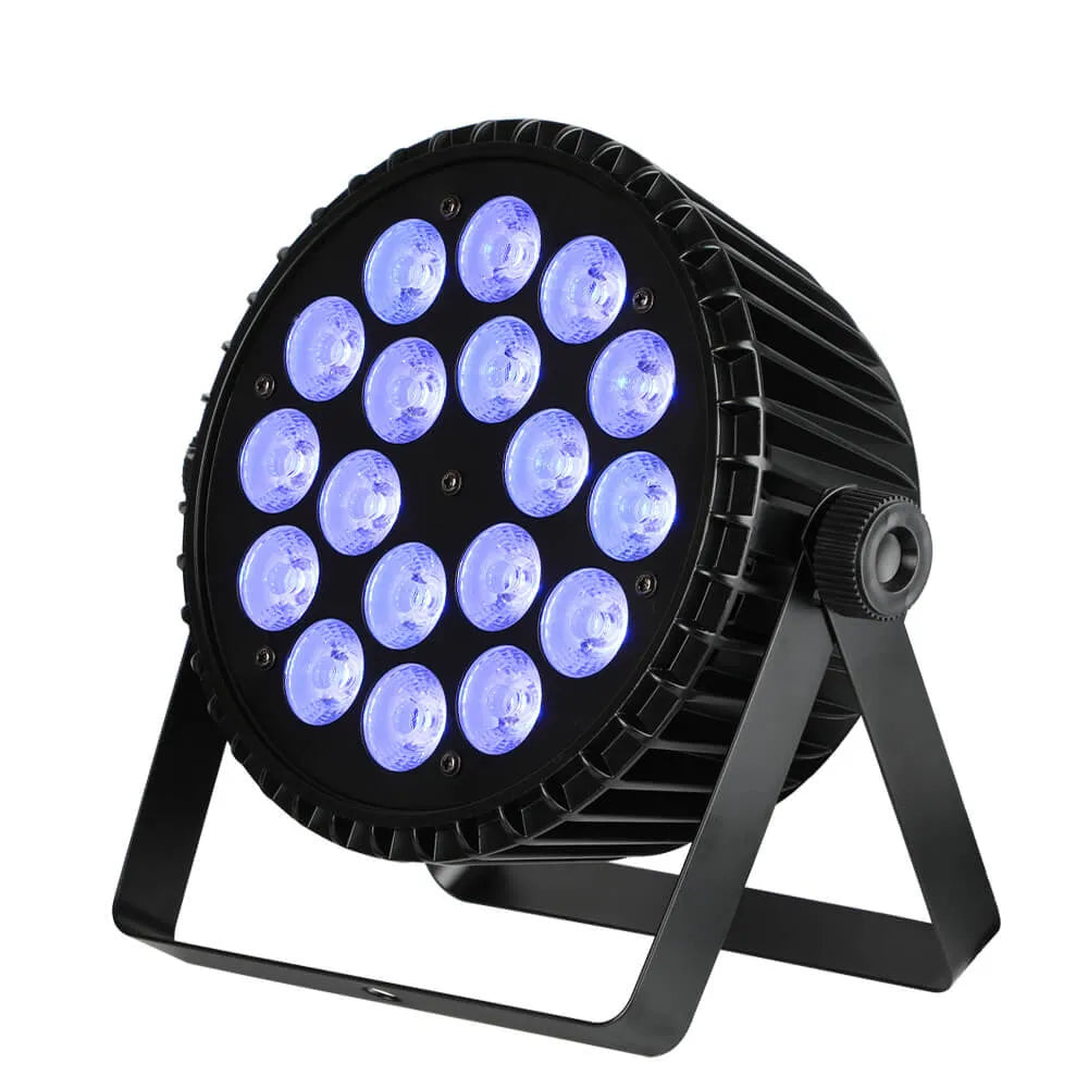 <tc>Betopper</tc> LPC1818 Luce PAR LED UV + RGB Lime Amber 18x18W migliorata