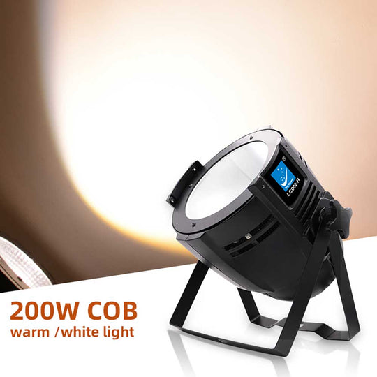 Betopper 200W COB LED Stage Spotlights Warm Cold White  LED Par Light LC002-H