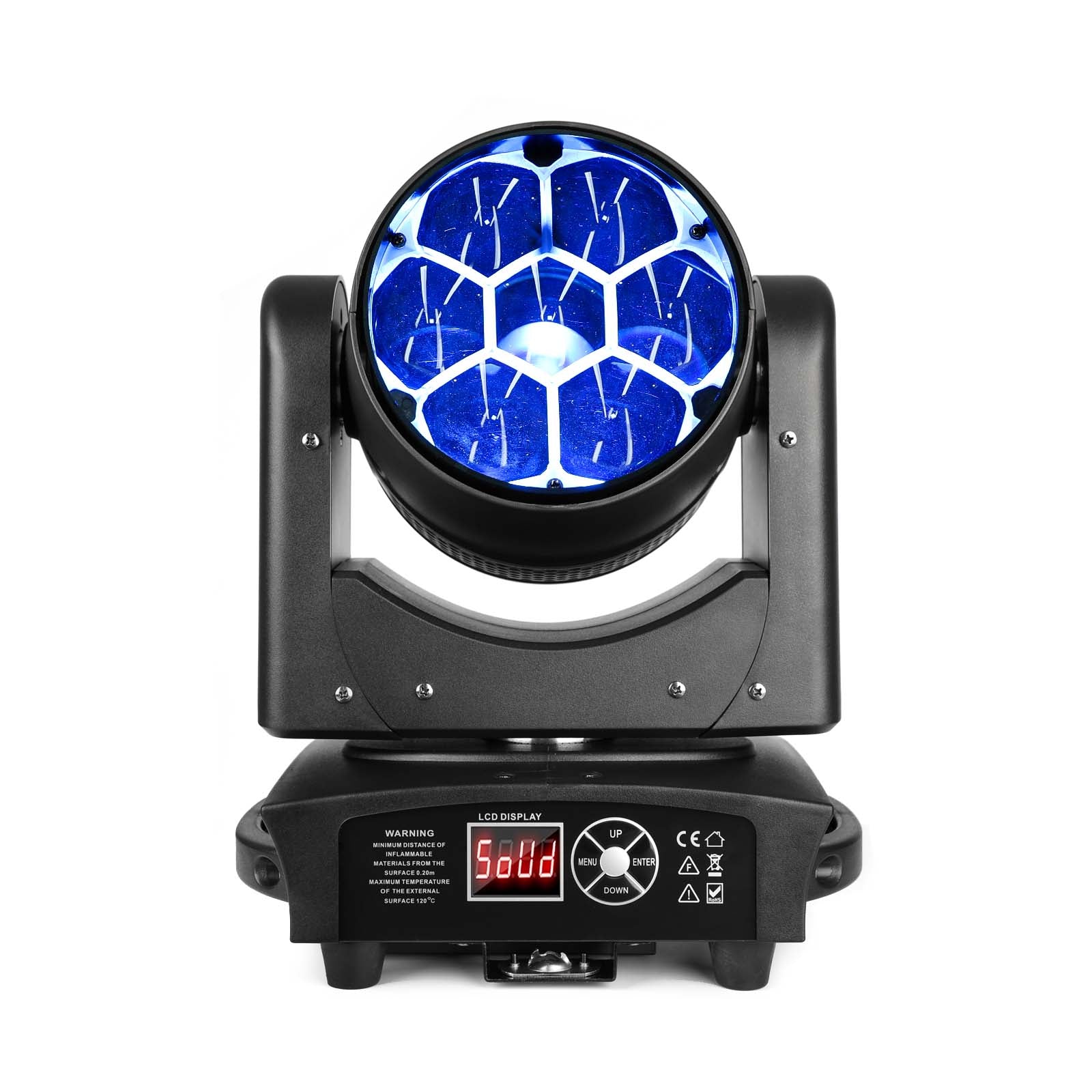 Betopper 7*40W 4-in-1 RGBW Wash&Zoom Moving Head Lights