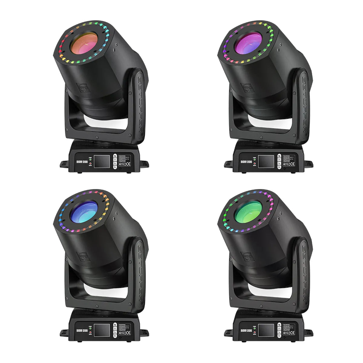 Betopper BSW200 200w Spot Beam Wash Hybrid Moving Head Lights(4pcs)
