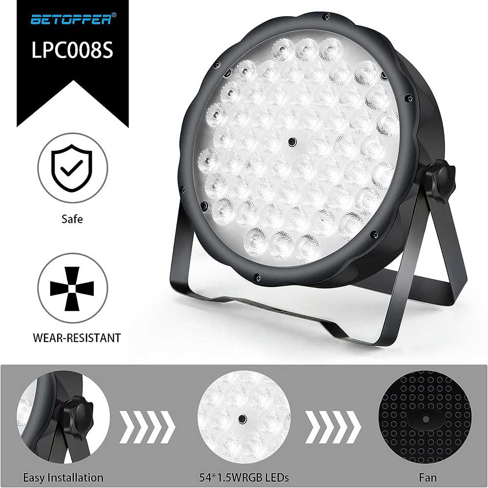 Betopper LED Par Light LPC008S