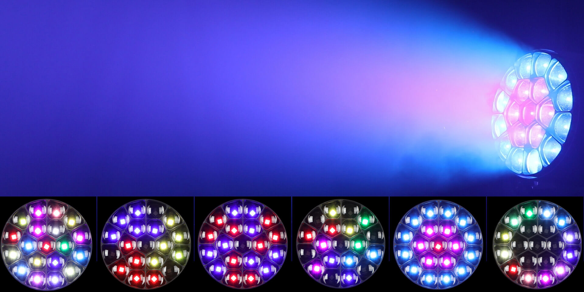 Betopper 19x25W RGBW 4-IN-1 Wash Zoom Pixel Mapping Moving Head Light LM1925