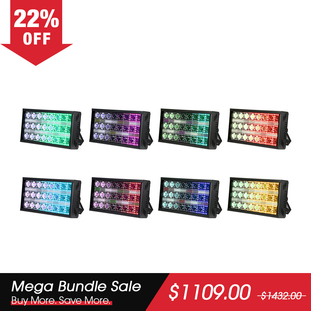Betopper LF2405 300W Matriz Beam luces de efecto estroboscópicas (8pcs)