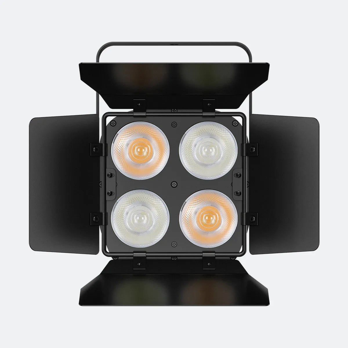 Betopper LC005-B 4×50W WW/CW COB PAR Light with Barn Doors