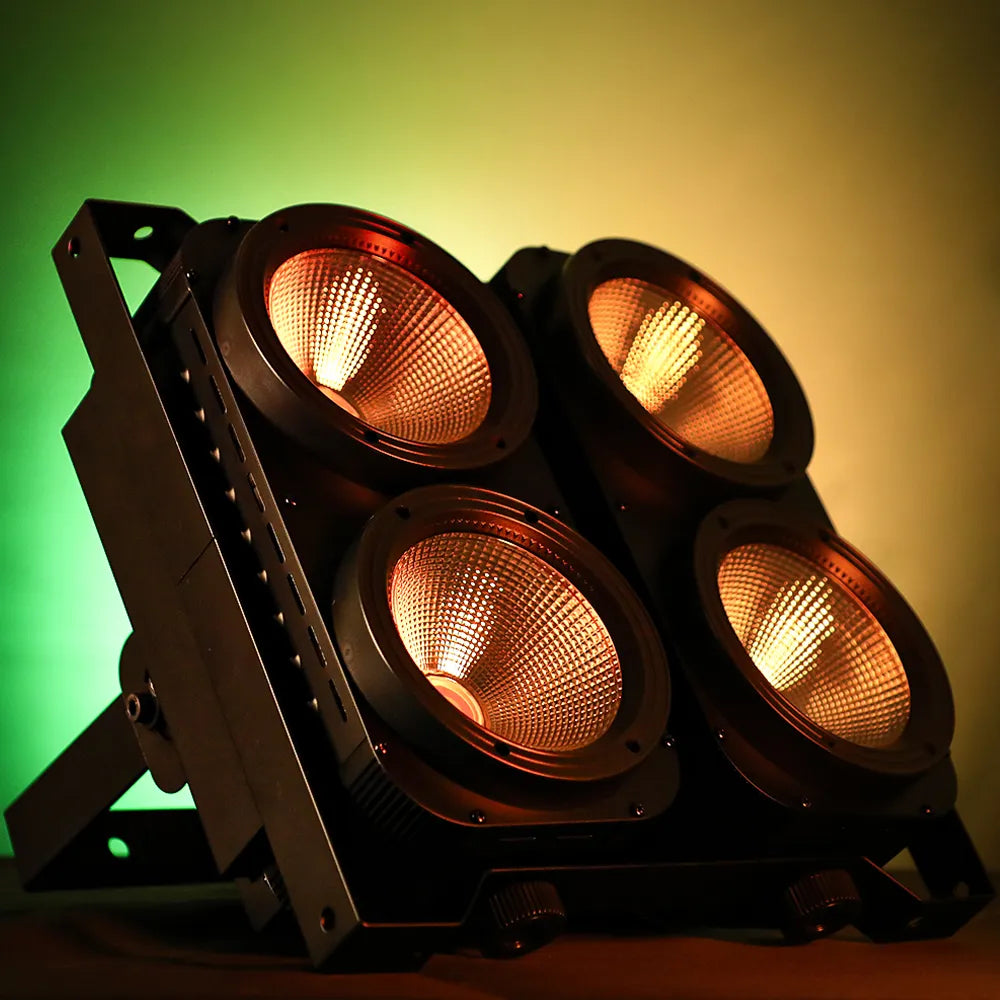 <tc>Betopper</tc> Projecteur aveuglant COB LC500 4x100 W Ambre/CW à IRC élevé