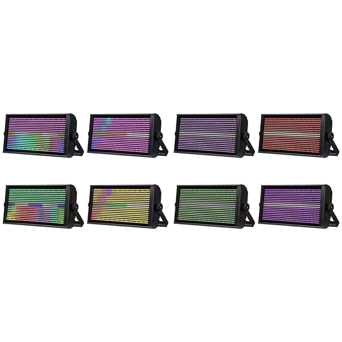 <tc>Betopper</tc> Luci effetto stroboscopico Matrix LF4808 da 260 W (8 pezzi)