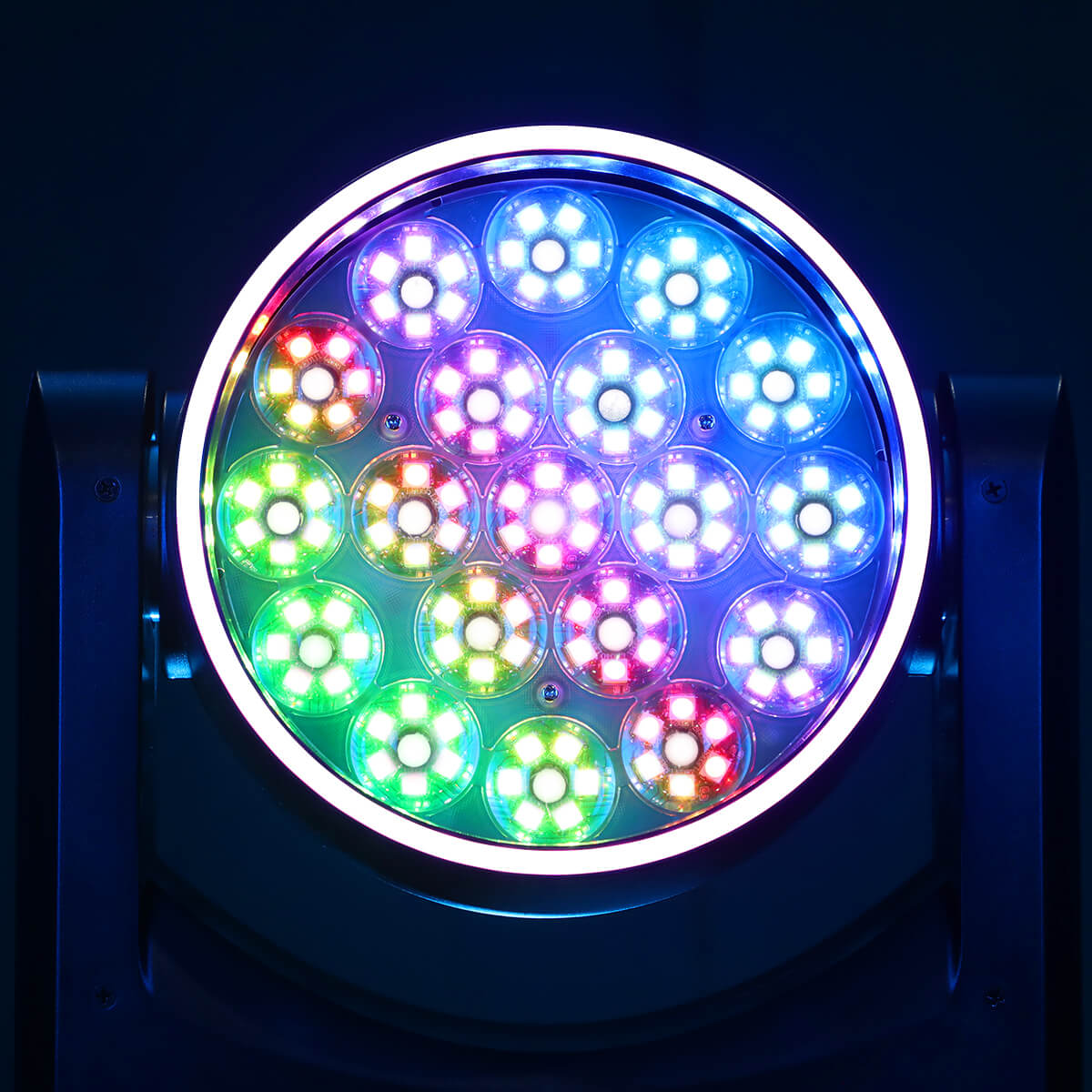 Betopper LM1915 Series 19×15W Wash Moving Head with Halo Ring