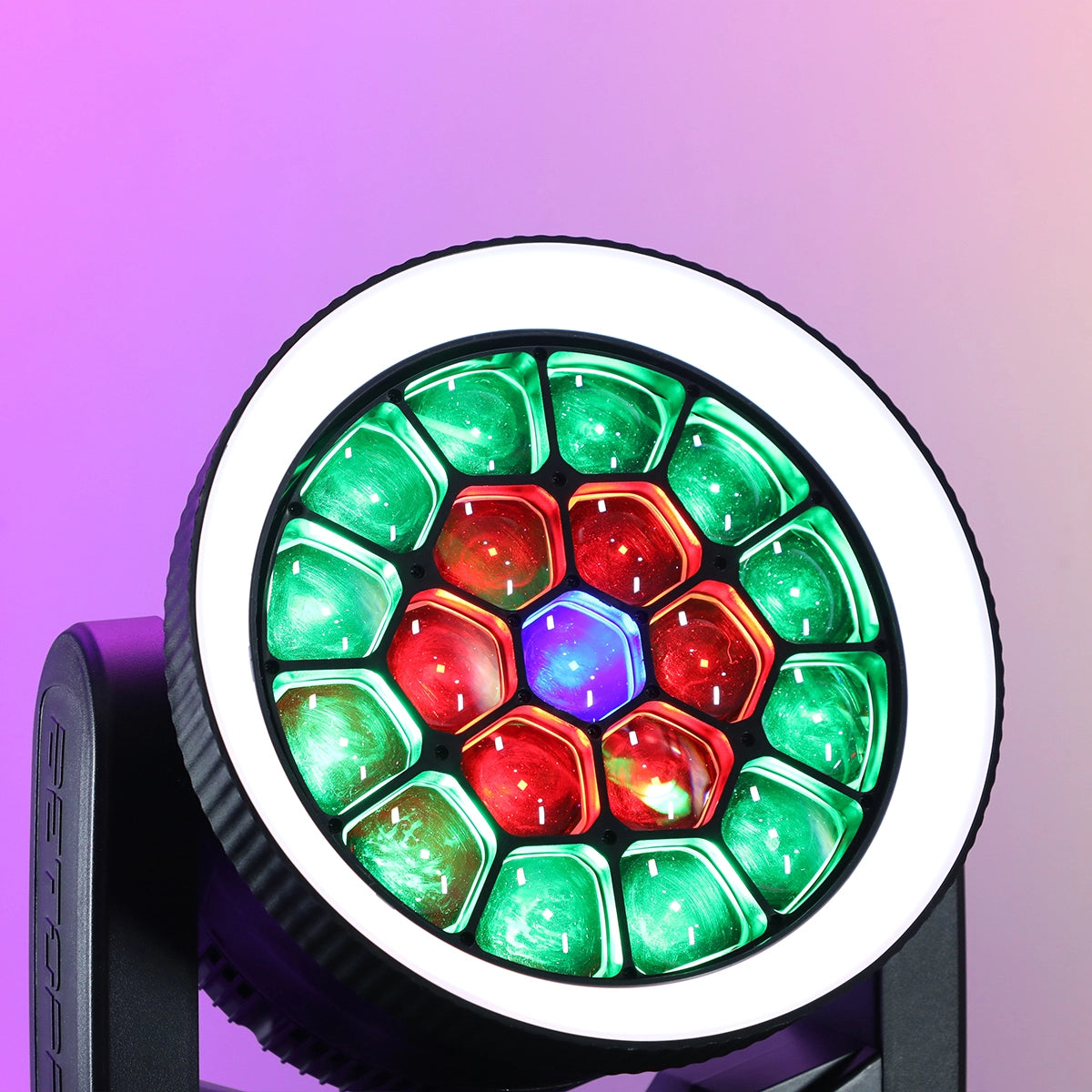 Betopper LM1925R 19×25W RGBW Moving Head Wash Light with Halo Ring