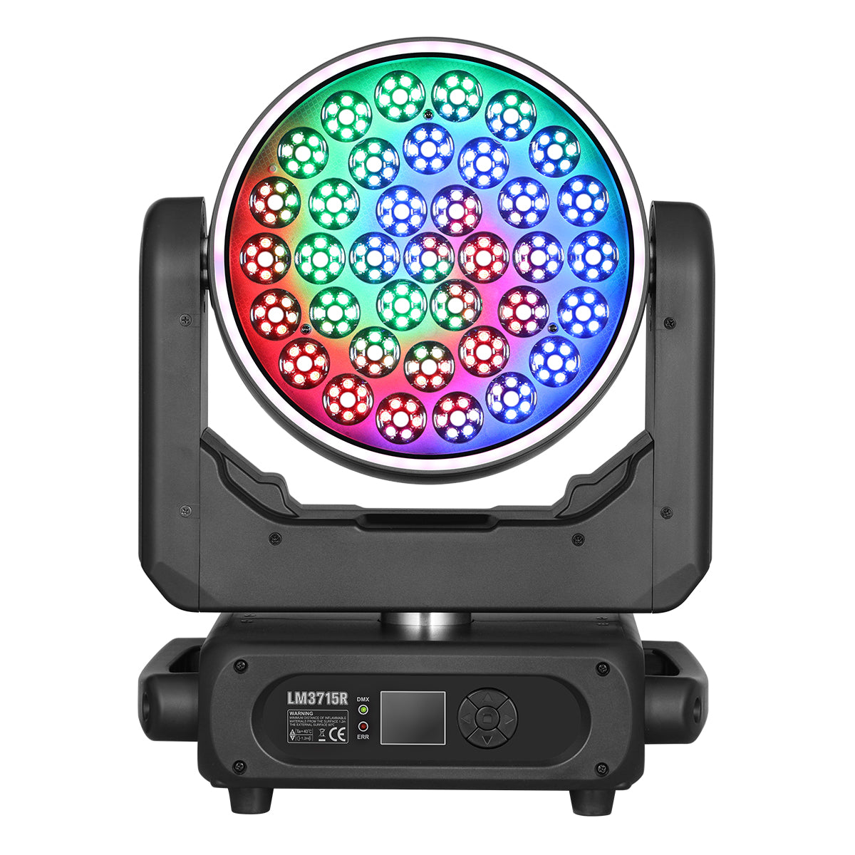 <tc>Betopper</tc> LM1915R 19x15w Wash Moving Head con anello Halo