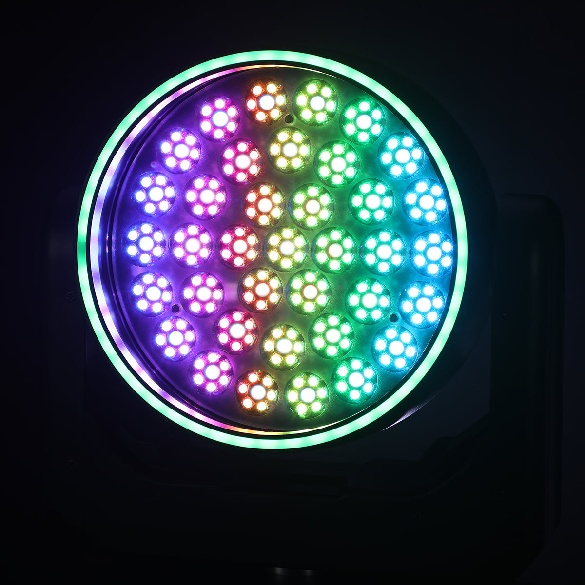 Betopper LM3715R 37×15W Wash Moving Head with Halo Ring