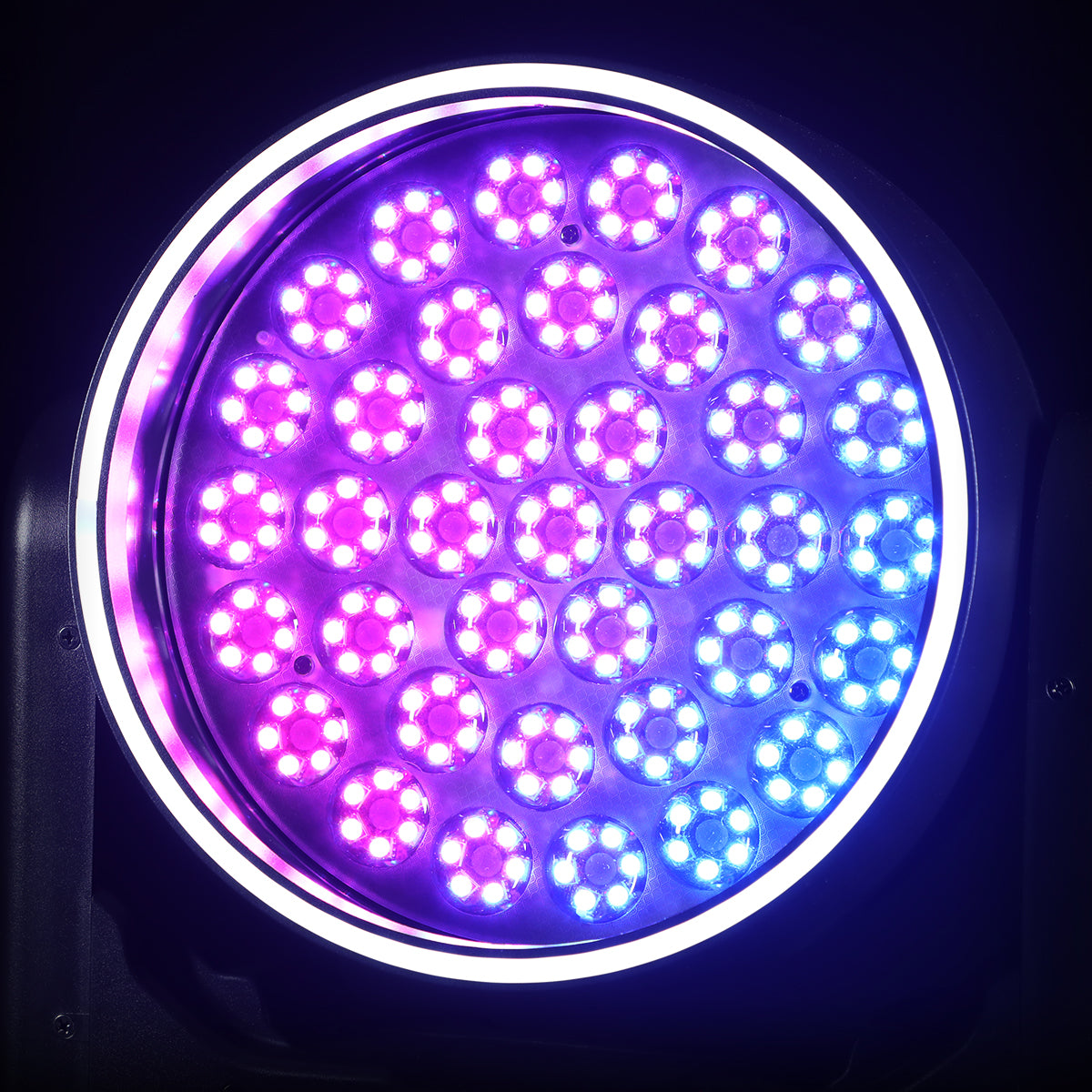 Betopper LM3715R 37×15W Wash Moving Head with Halo Ring