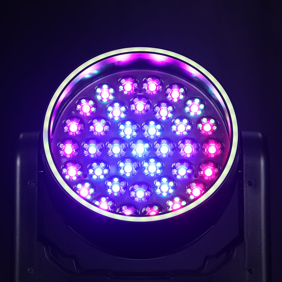 Betopper LM3715R 37×15W Wash Moving Head with Halo Ring