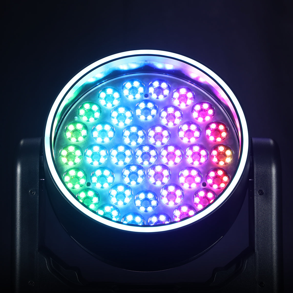 Betopper LM3715R 37×15W Wash Moving Head with Halo Ring