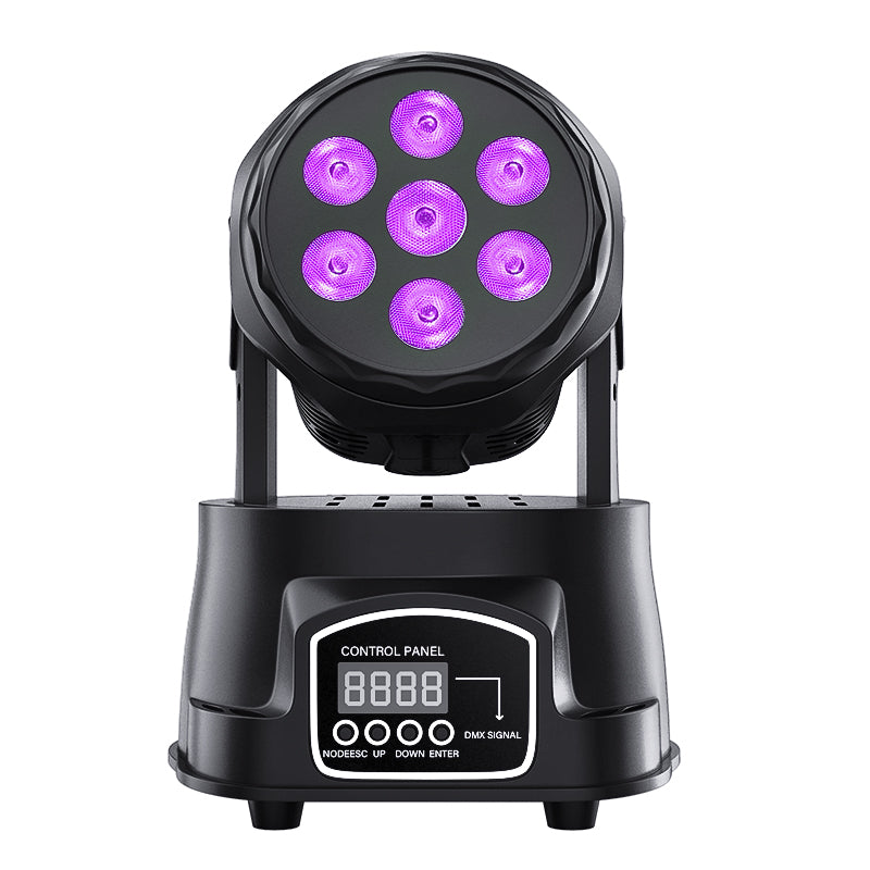 DMX - Luz LED de cabeza móvil de 30 W, iluminación de escenario
