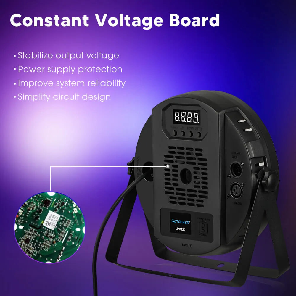 <tc>Betopper</tc> Projecteur PAR LPC120 60x2W RGBW 3500LM