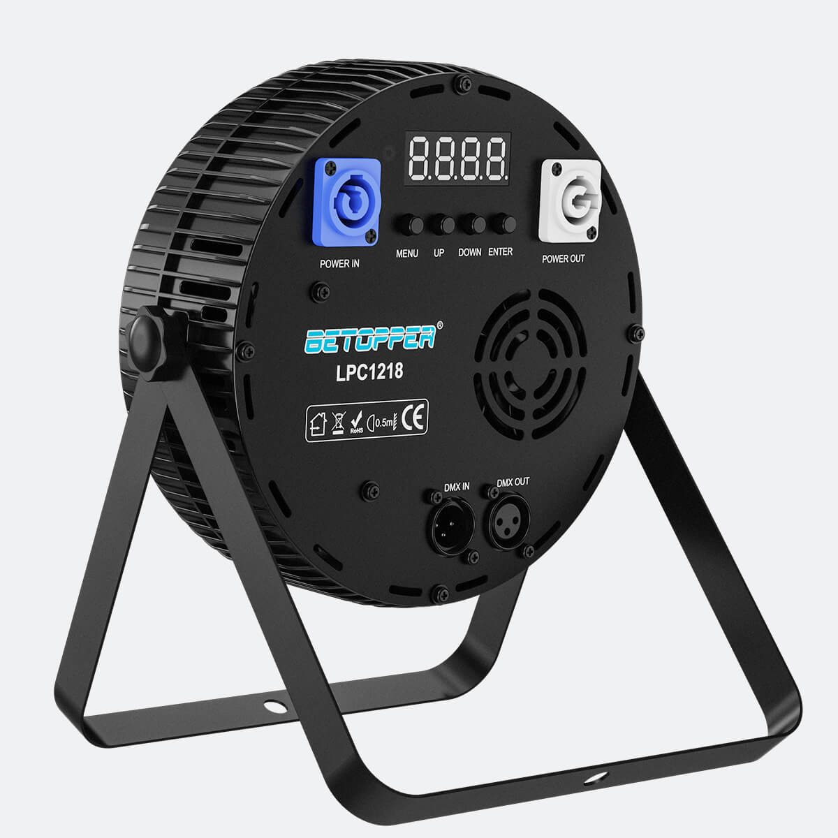 Betopper LPC1218 12x18W Lime Amber UV + RGB 6-in-1 LED PAR Light