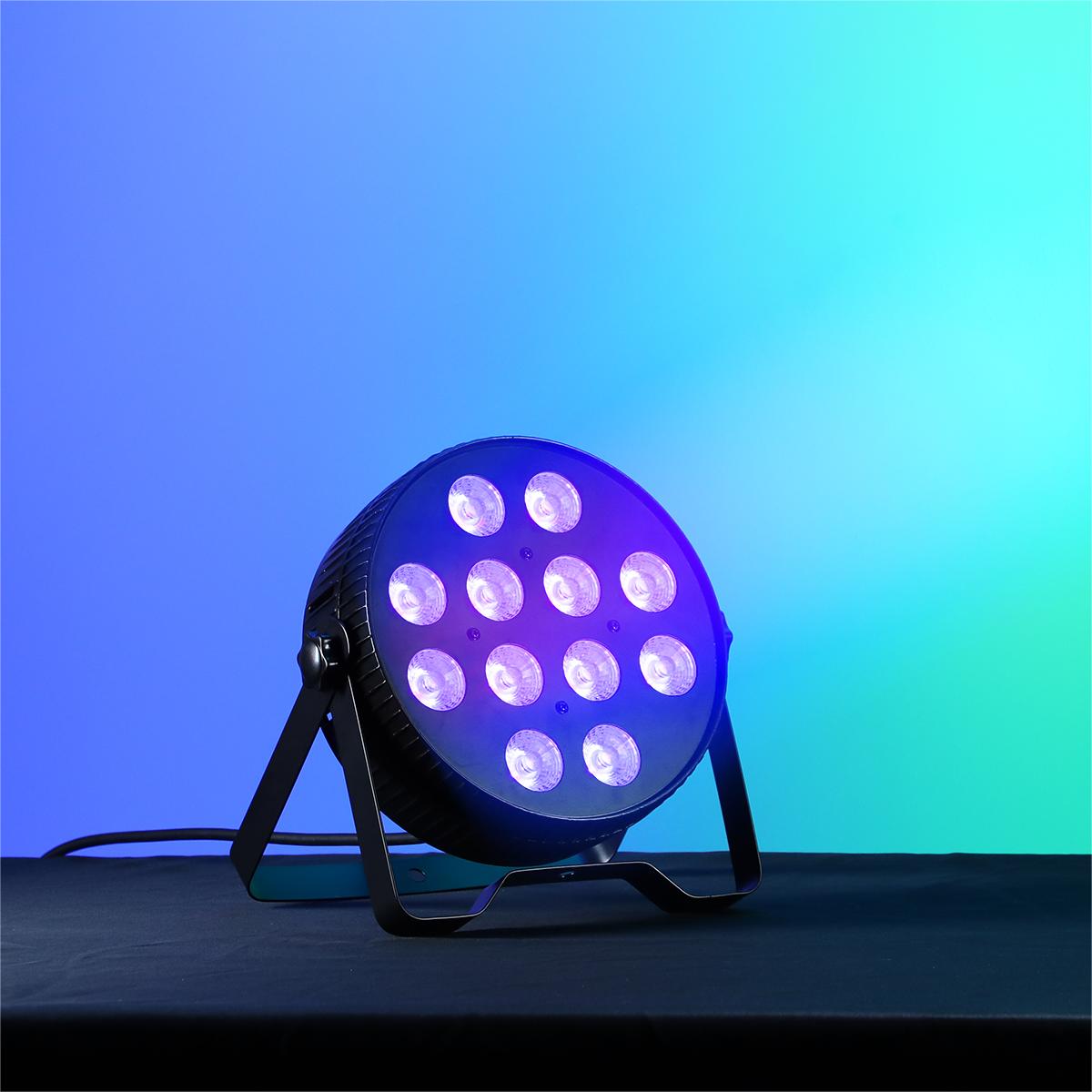 Betopper LPC1218 12x18W Lime Amber UV + RGB 6-in-1 LED PAR Light