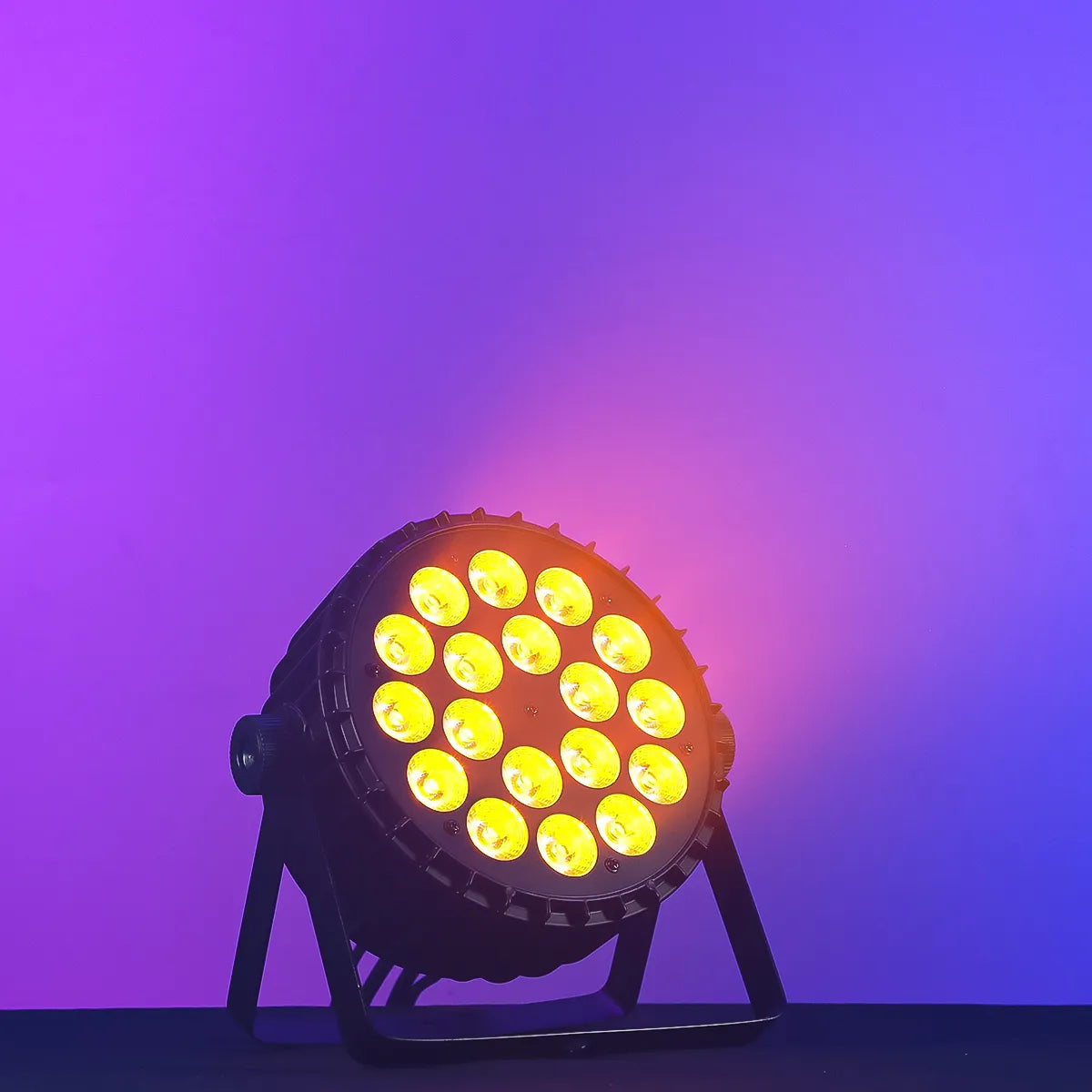 Betopper LPC1818 Upgraded 18x18W Lime Amber UV + RGB LED PAR Light