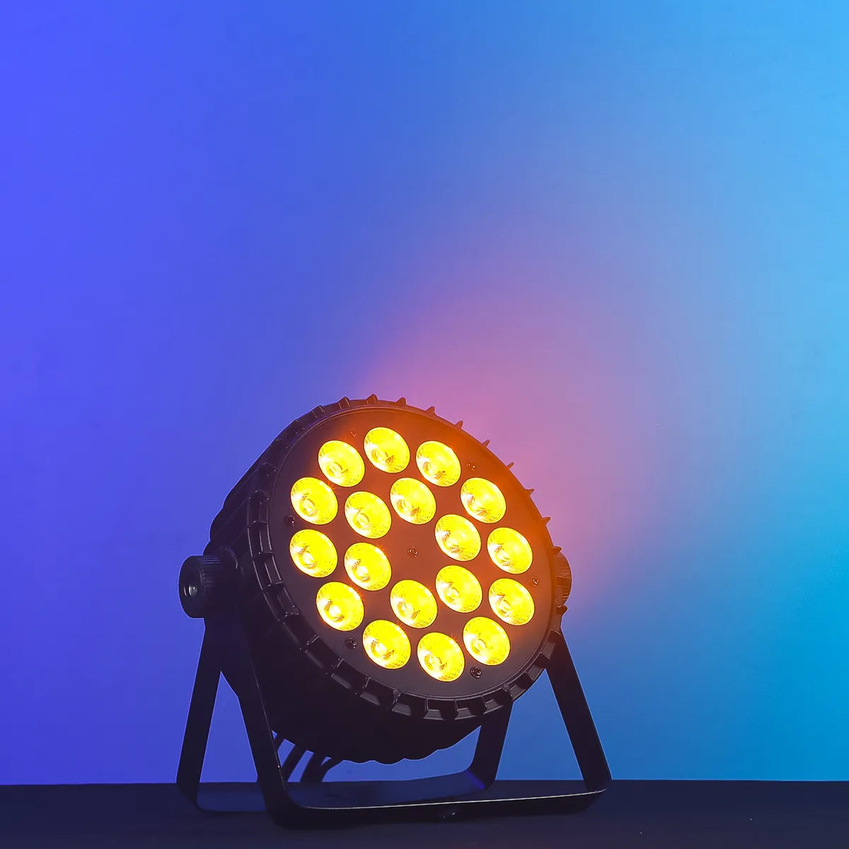 Betopper LPC1818 Upgraded 18x18W Lime Amber UV + RGB LED PAR Light