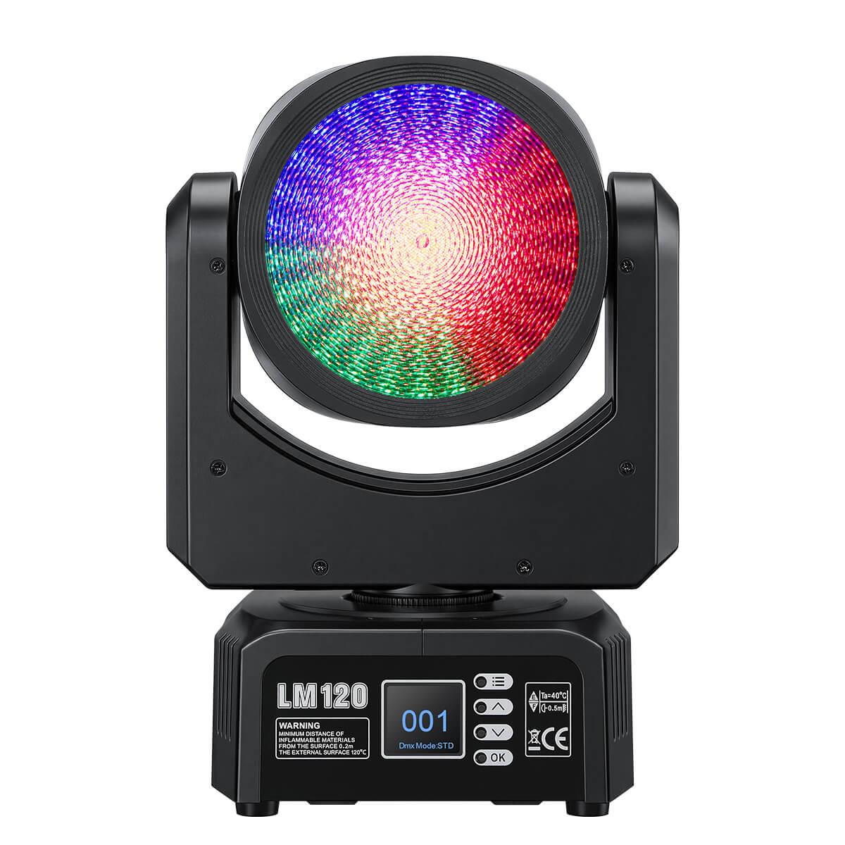 <tc>Betopper</tc> Projecteur DJ à tête mobile LM120 Demon's Eye 120 W