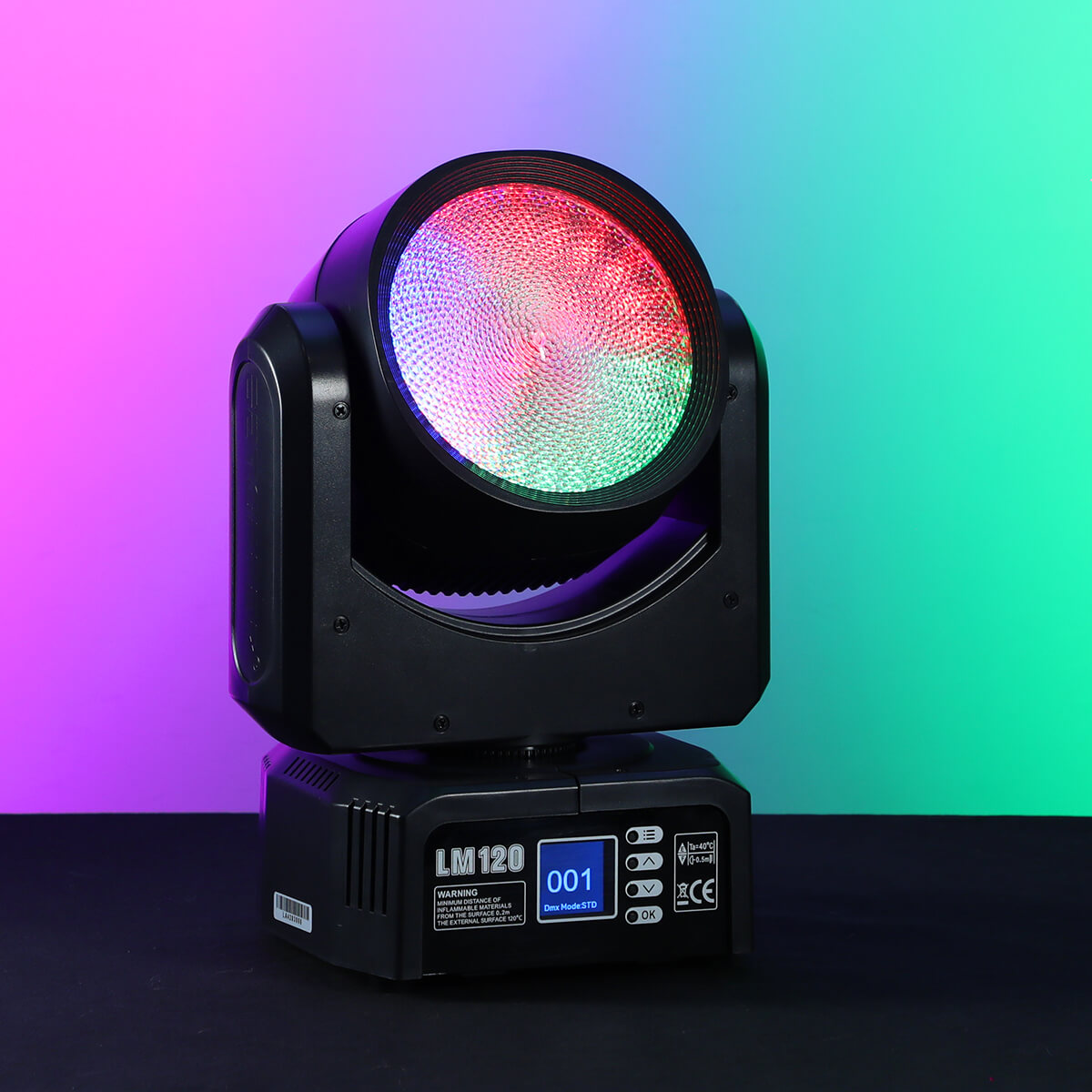 <tc>Betopper</tc> Projecteur DJ à tête mobile LM120 Demon's Eye 120 W