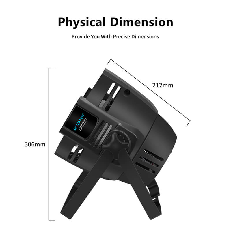 Betopper 54x3W RGB 3-IN-1 Full-Color LED Par Light LPC007