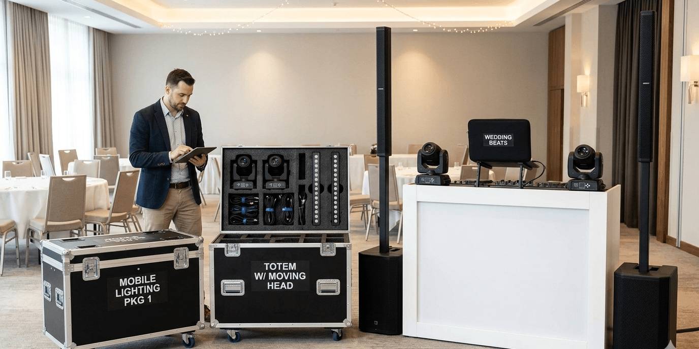 How to Build Repeatable Indoor Lighting Packages for Events